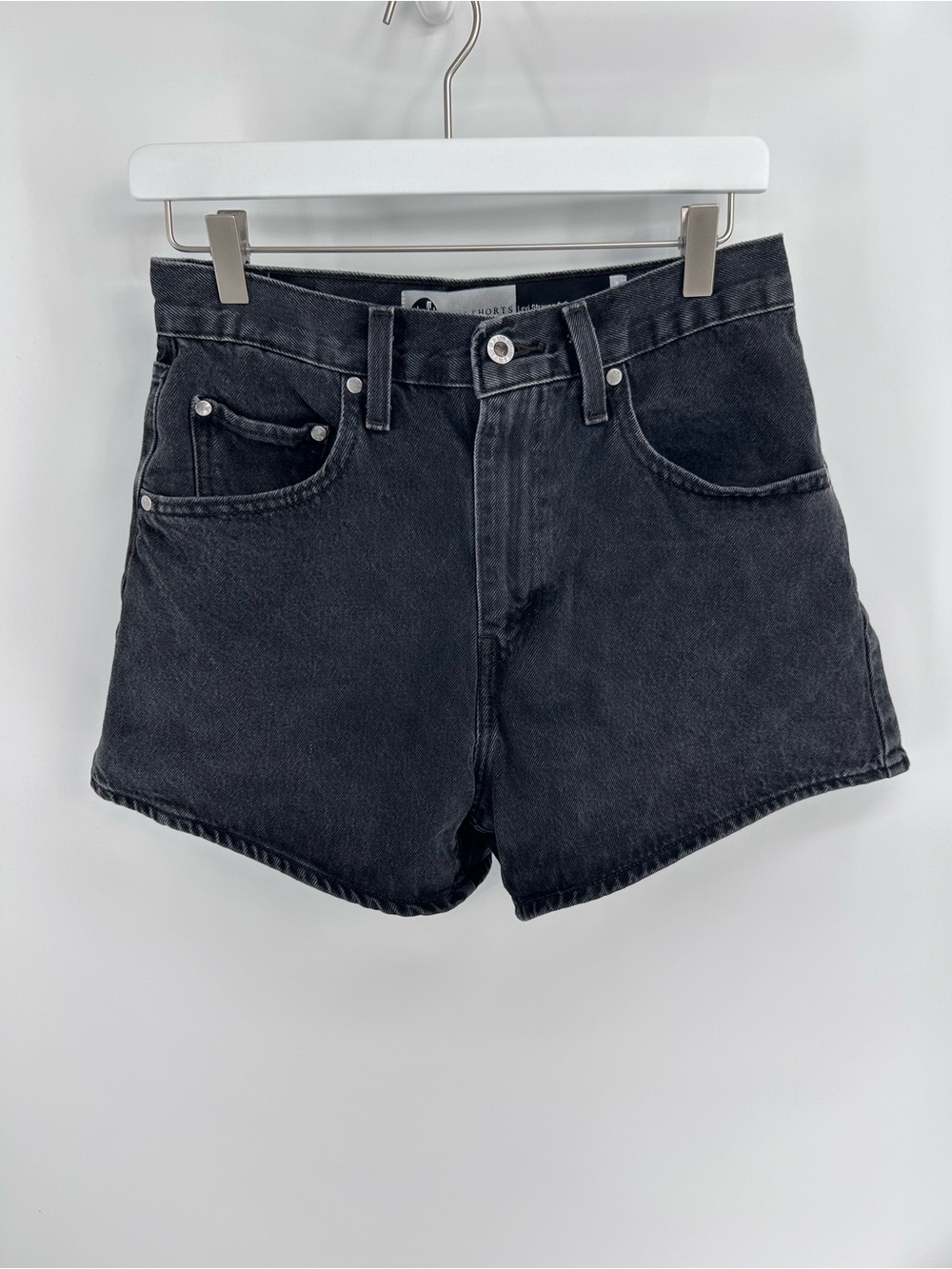 Levi’s Silvertab High-Rise Black Denim Shorts - Size 28